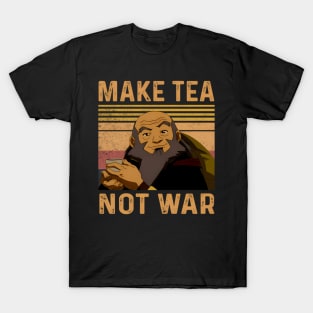 Make Tea Not War Peaceful Samurai Tea Drinker T-Shirt